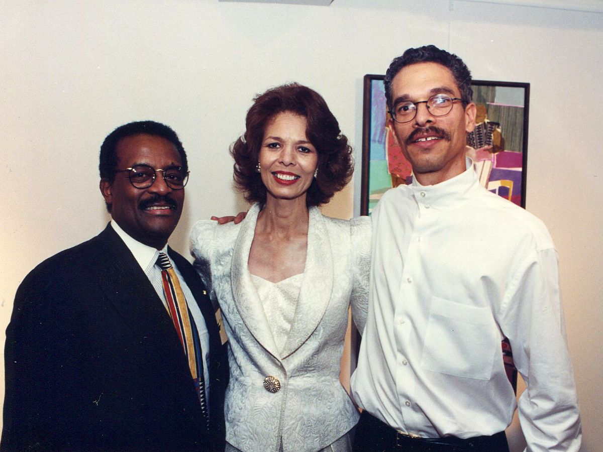 A group of people standing next to each other.