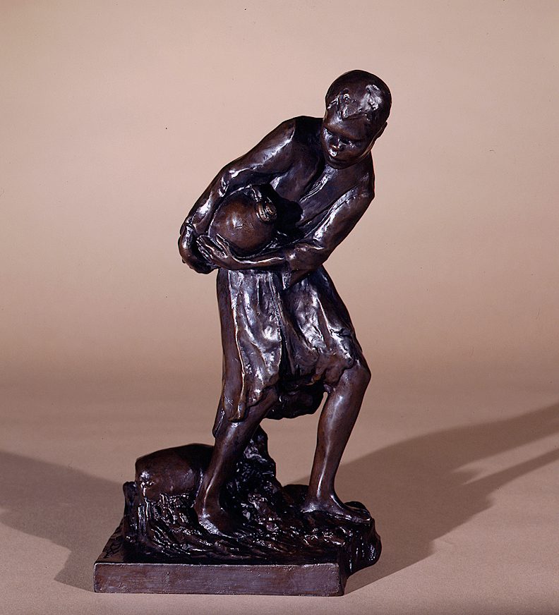 6800065684bd4_Bending_edited-2 (1877-1968), Waterboy (bending), 1930, bronze, 11 inches high