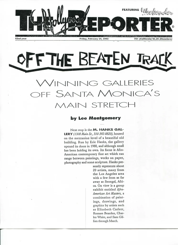 A newspaper article about the winning of santa monica 's main stretch.