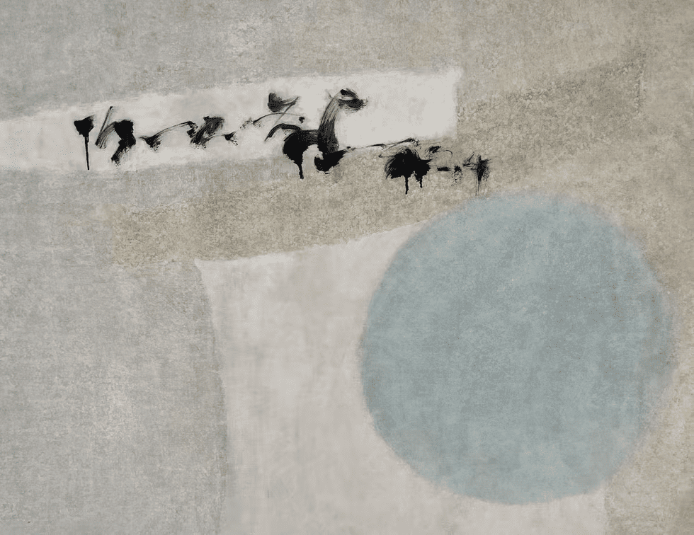 A flock of birds flying over the ocean.